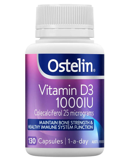 Ostelin Vitamin D3 1000IU 130 Capsules
