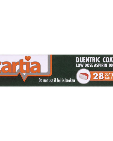 Cartia 100mg Tablets 28