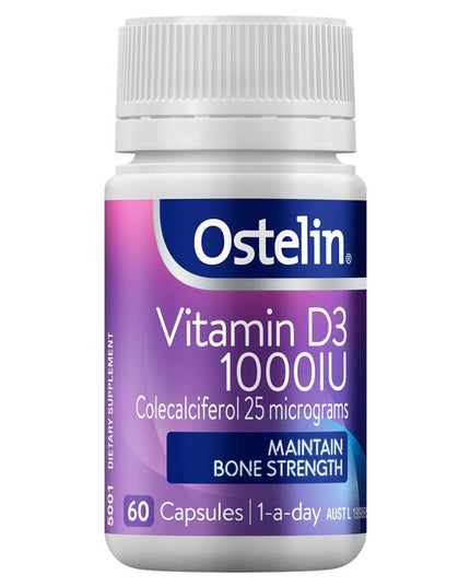 Ostelin Vitamin D3 1000IU 60 Capsules