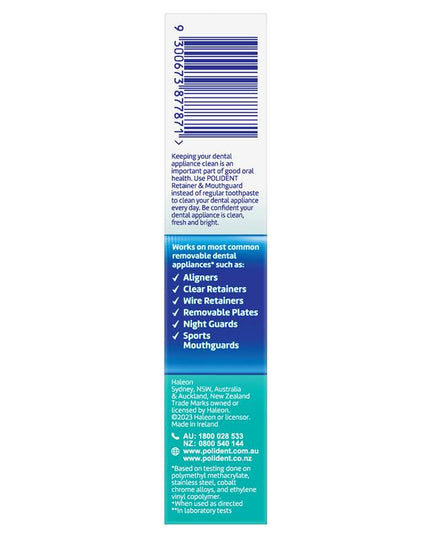 Polident Retainer and Mouthguard Cleanser 36 Tablets