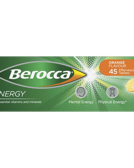 Berocca Energy Orange 45 Effervescent Tablets