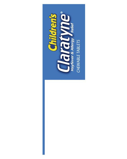 Children's Claratyne Allergy & Hayfever Relief Antihistamine For Kids Grape Flavoured Chewable Tablets 10 pack