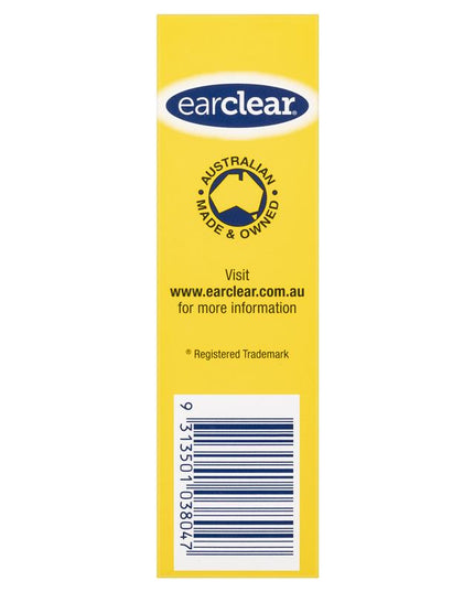 EarClear Ear Ache Relief Drops 15mL - Effective Relief of Ear Pain