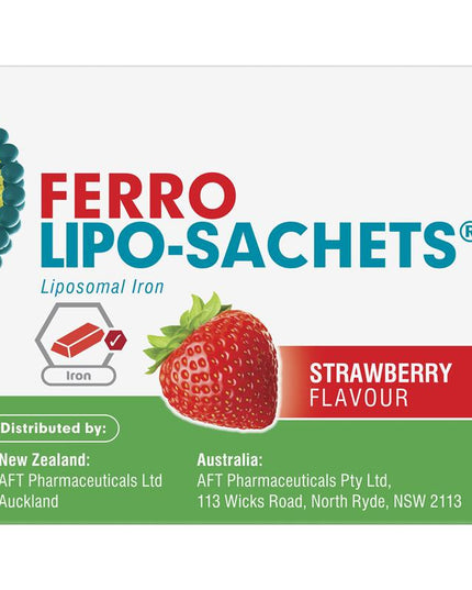 Lipo-Sachets Ferro Strawberry 5g 30 Sachets