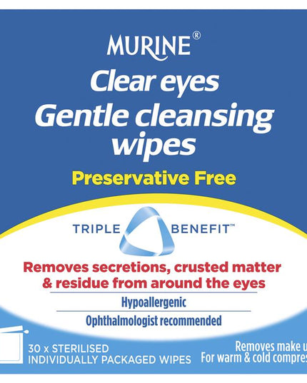 Murine Clear Eyes Wipes