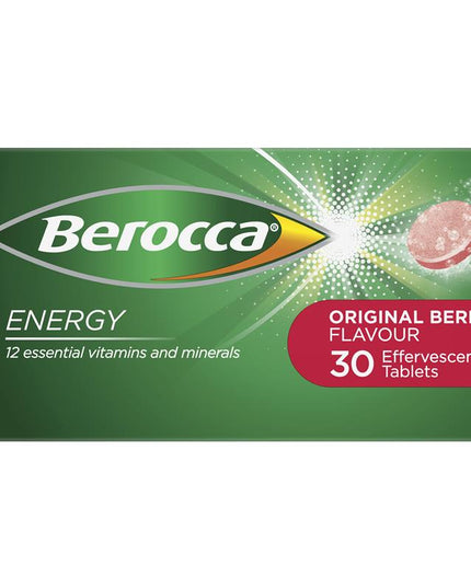 Berocca Energy Original Berry 30 Effervescent Tablets