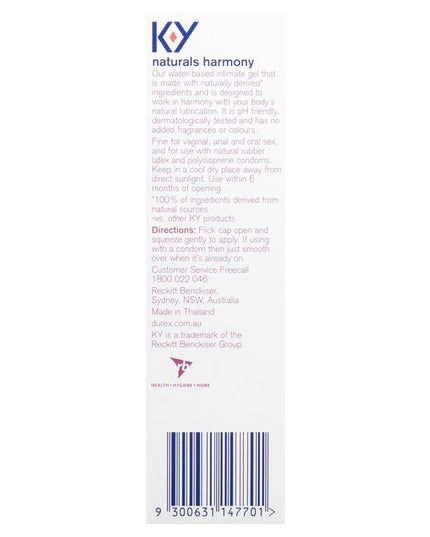 Durex KY Naturals Harmony Intimate Gel 100ml