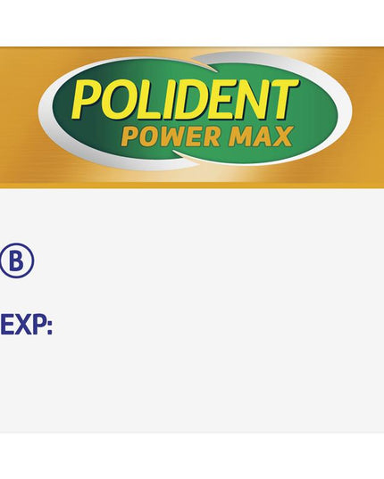 Polident MAX SEAL Denture Adhesive Cream 40g