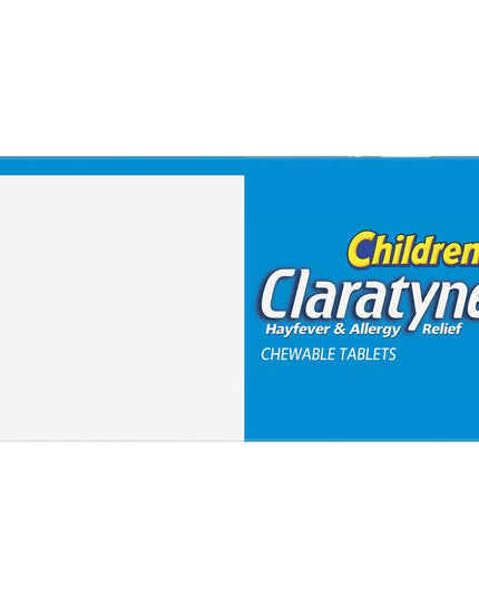 Children's Claratyne Allergy & Hayfever Relief Antihistamine For Kids Grape Chewable Tablets 30 pack
