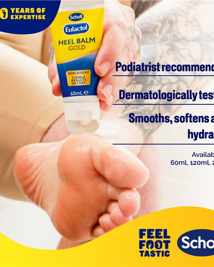 Scholl Eulactol Heel Balm Gold 60ml