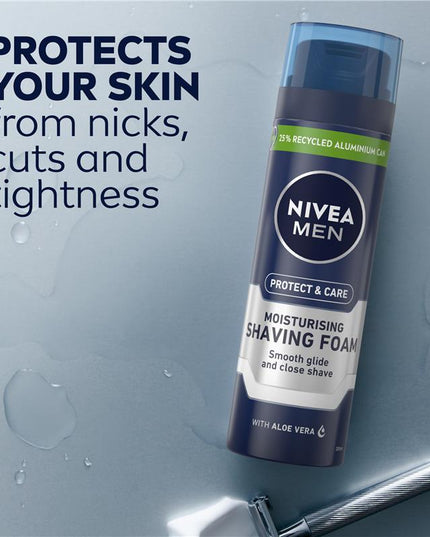 NIVEA MEN Protect & Care Shaving Foam Moisturising 200ml