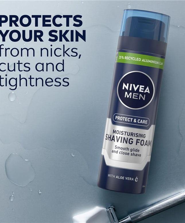 NIVEA MEN Protect & Care Shaving Foam Moisturising 200ml