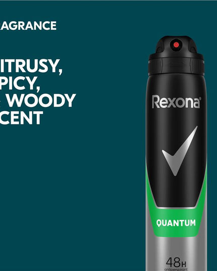 REXONA Men Antiperspirant Aerosol Deodorant Quantum 250ml