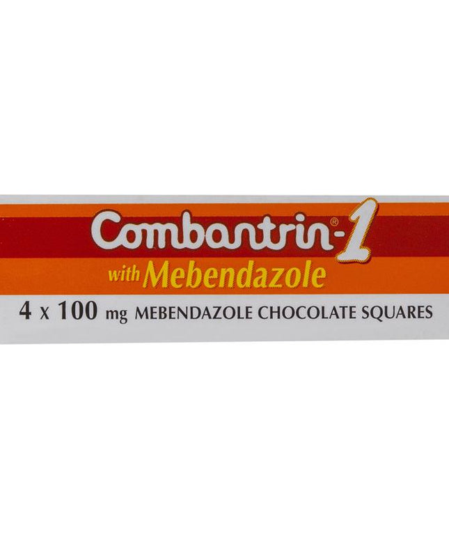 Combantrin -1 Threadworm Chocolate Squares 4 Pack