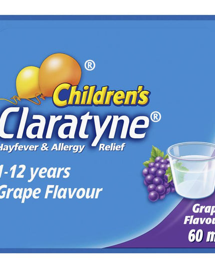 Claratyne Childrens Grape Syrup 60ml