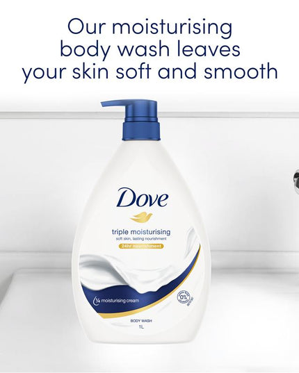 Dove Triple Moisturising Deeply Nourishing Body Wash 1 Litre