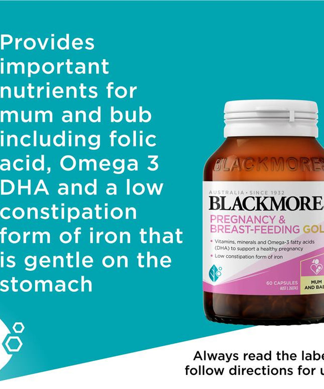 Blackmores Pregnancy and Breastfeeding Gold 60 Capsules