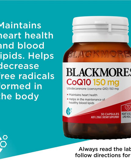Blackmores CoQ10 150mg 30 Capsules