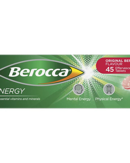 Berocca Energy Original Berry 45 Effervescent Tablets