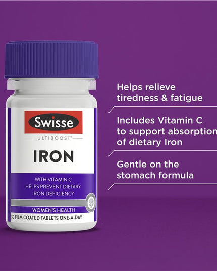 Swisse Ultiboost Iron 30 Tablets