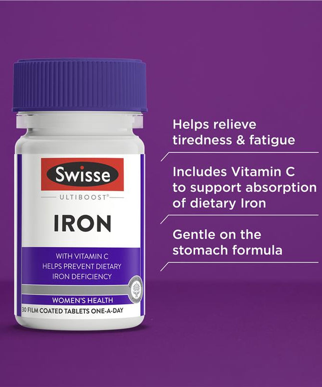 Swisse Ultiboost Iron 30 Tablets