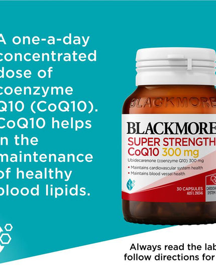 Blackmores Super Strength CoQ10 300mg 30 Capsules