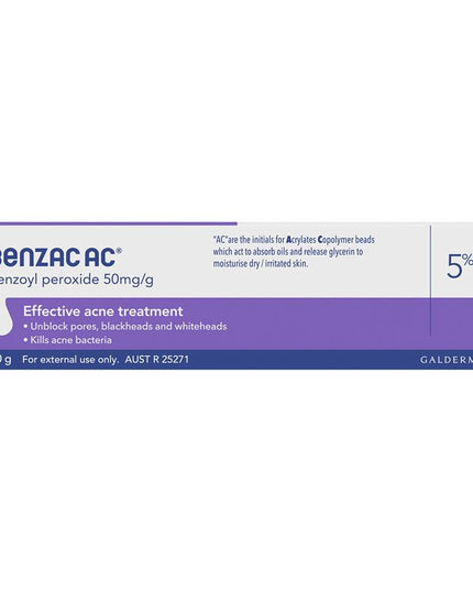 Benzac AC Gel 5% 60g