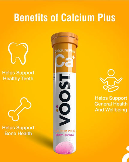 Voost Calcium + D3 Effervescent 20 Tablets