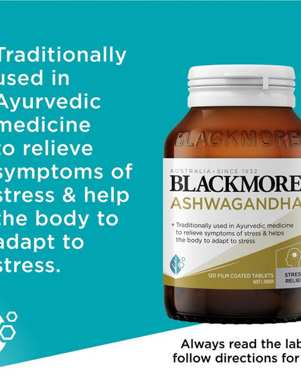 Blackmores Ashwagandha + 60 Tablets