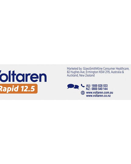 Voltaren Rapid 12.5, Pain Relief Tablets 10
