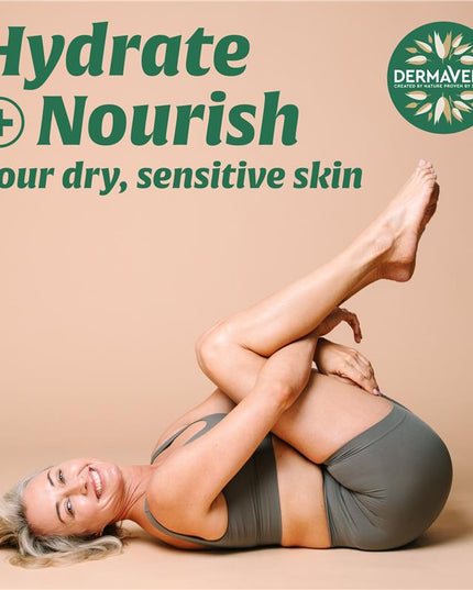 DermaVeen Extra Hydration Shower & Bath Oil for Extra Dry, Itchy & Sensitive Skin 1L