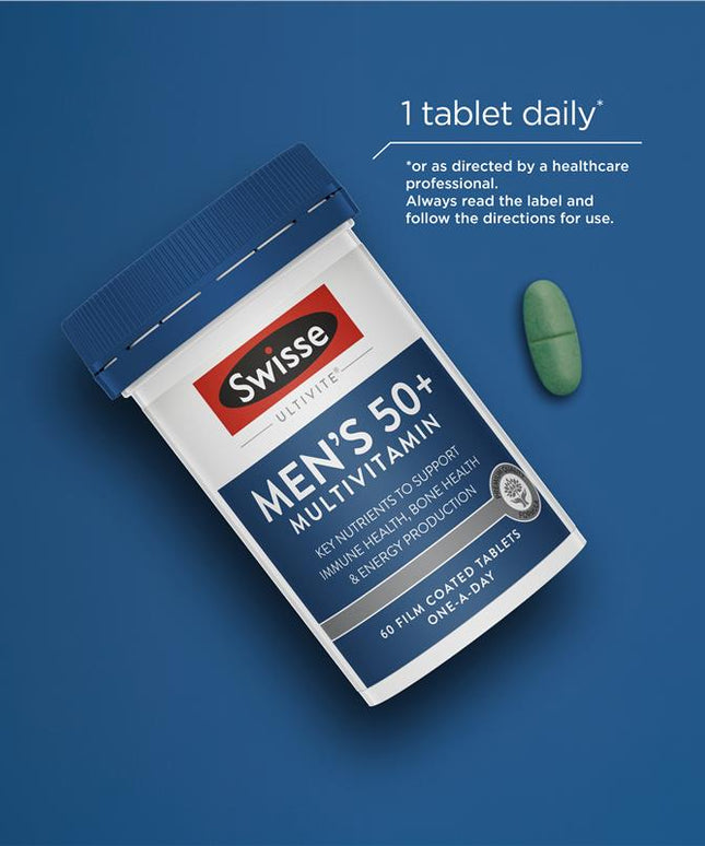 Swisse Mens Multivitamin 50+ 60 Tablets