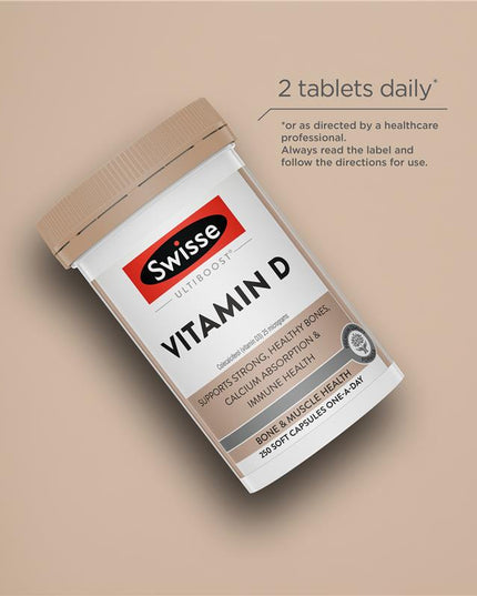 Swisse Vitamin D 250 Capsules
