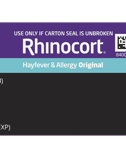 Rhinocort Original Hayfever & Allergy Nasal Spray 120 Sprays