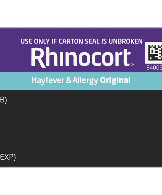Rhinocort Original Hayfever & Allergy Nasal Spray 120 Sprays