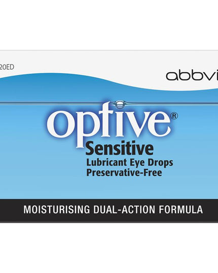 Optive Sensitive Eye Drops 30 x 0.4ml