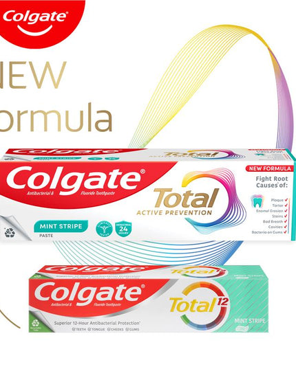 Colgate Toothpaste Total Active Prevention Mint Stripe 115g