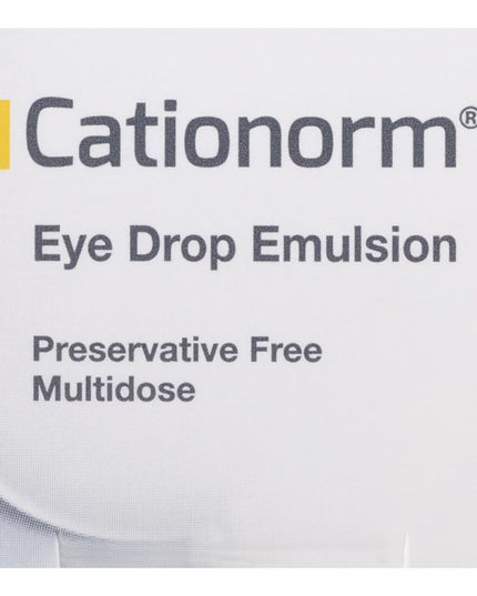 Cationorm Preservative Free Eye Drops 10ml