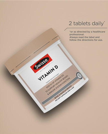 Swisse Vitamin D 400 Capsules