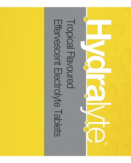 Hydralyte Electrolyte Effervescent Tropical 20 Tablets
