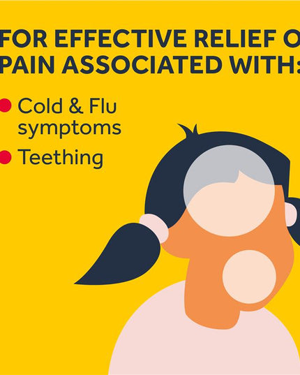 Nurofen For Children 3 months - 5 years Pain and Fever Relief 100mg/5mL Ibuprofen Orange 200mL