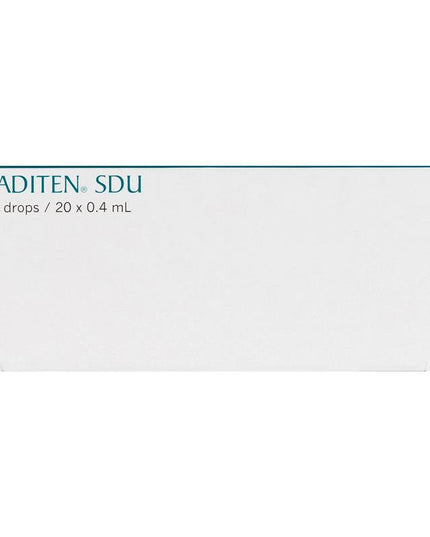 Zaditen 0.025% Eye Drops Unit Dose 0.4ml 20 Single Dose Units