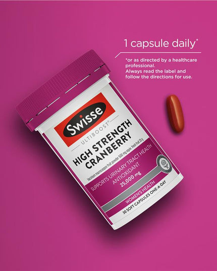 Swisse Cranberry 25000mg 30 Capsules