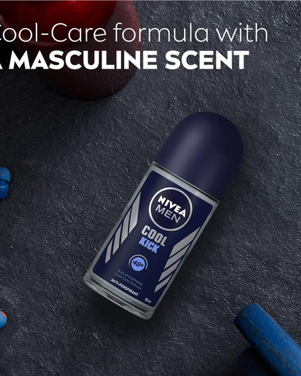 NIVEA MEN Cool Kick 48H Roll On Deodorant 50ml