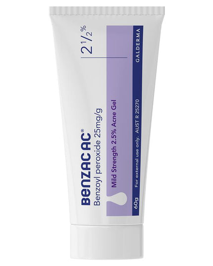 Benzac AC Gel 2.5% 60g