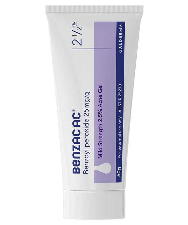 Benzac AC Gel 2.5% 60g