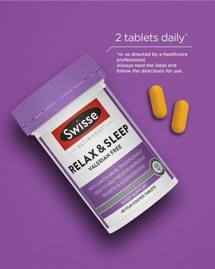 Swisse Ultiboost Relax & Sleep 60 Tablets