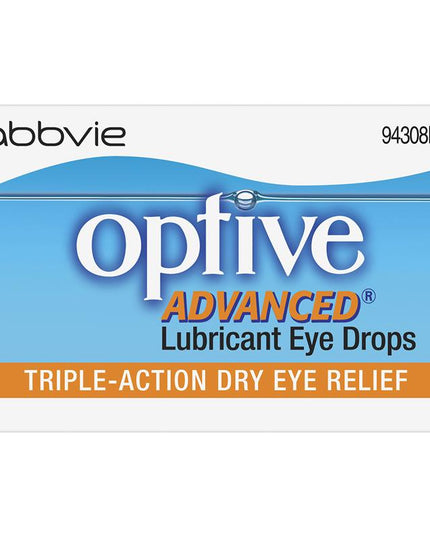 Optive Advanced Lubricant Eye Drops 15ml
