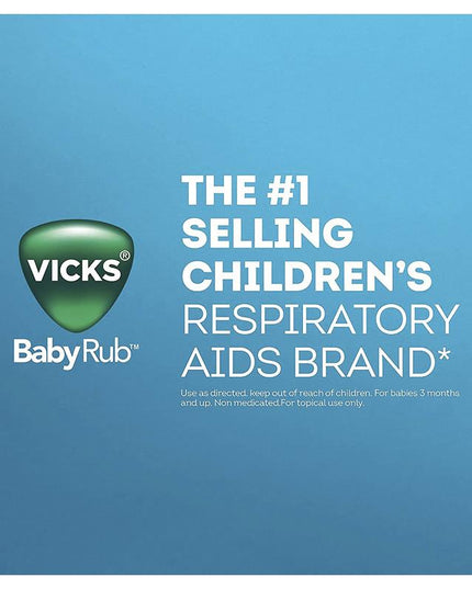 Vicks Baby Balsam Decongestant Chest Rub 50g
