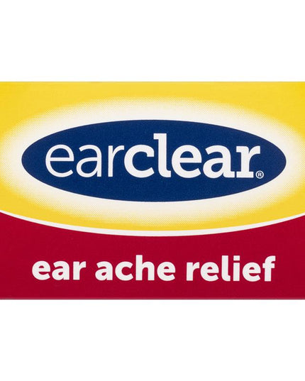 EarClear Ear Ache Relief Drops 15mL - Effective Relief of Ear Pain